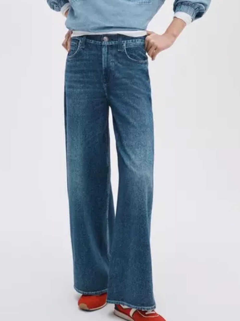 RAG & BONE Miramar Terry Sofie Ankle-Length Jeans